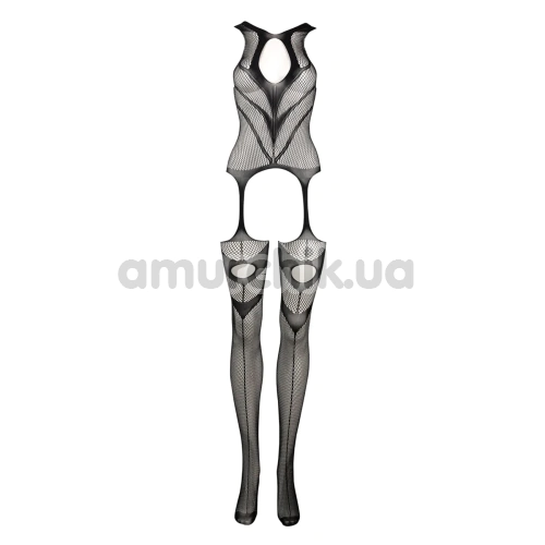 Комбинезон Le Desir Amour High Neck Fishnet Bodystocking, черный