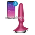 Анальная пробка с вибрацией Satisfyer Plug-ilicious 2, бордовая - Фото №1