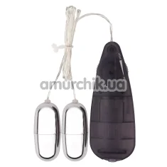 Вибропуля Hi-Basic Dual Delight Vibrating Bullets 2 шт, черная - Фото №1