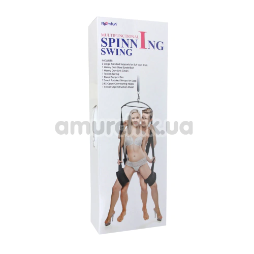 Секс-качели Roomfun Spinning Swing, черные