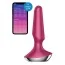 Анальная пробка с вибрацией Satisfyer Plug-ilicious 2, бордовая - Фото №1