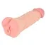 Мастурбатор-насадка Nature Skin 2in1 Extension+Masturbator, телесный - Фото №1