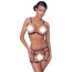 Комплект Cottelli Lingerie 22139581021 Set, черный: бюстгальтер + трусики - Фото №1
