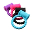 Виброкольцо для члена Hision Beads Ring, фиолетовое - Фото №5