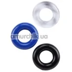 Набор эрекционных колец Get Lock Donut Rings, 3 шт - Фото №1