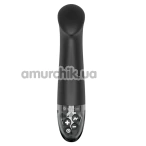Вибратор для точки G с электростимуляцией Mystim Black Edition Right On Ron, черный - Фото №1