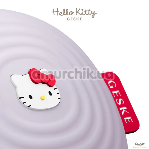 Ультразвуковая щетка для лица Geske Sonic Facial Brush 4 in 1 - Hello Kitty, сиреневая