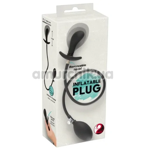 Анальний розширювач Inflatable Plug, чорний