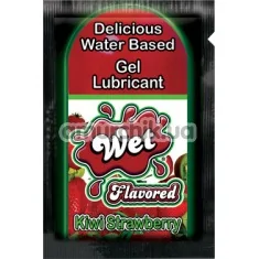 Лубрикант Wet Flavored Kiwi Strawberry 3 ml - Фото №1