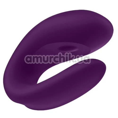Вибратор Satisfyer Double Joy Partner Vibrator, фиолетовый