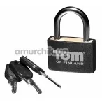 Замок із ключами Tom of Finland Metal Lock, чорний - Фото №1
