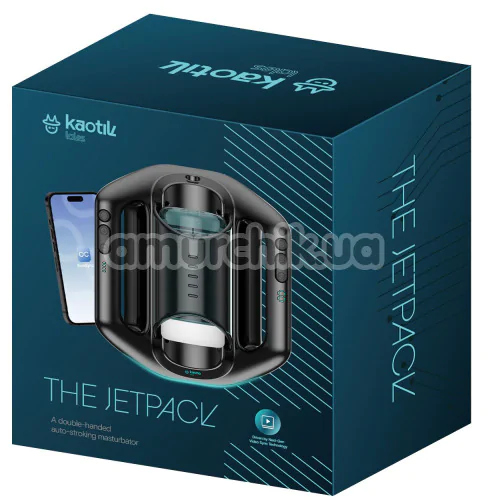Мастурбатор з поштовхами Kaotik Labs The Jetpack, чорний