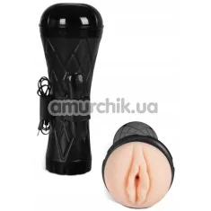 Мастурбатор с вибрацией Passion Cup Pocket Pussy, телесный - Фото №1