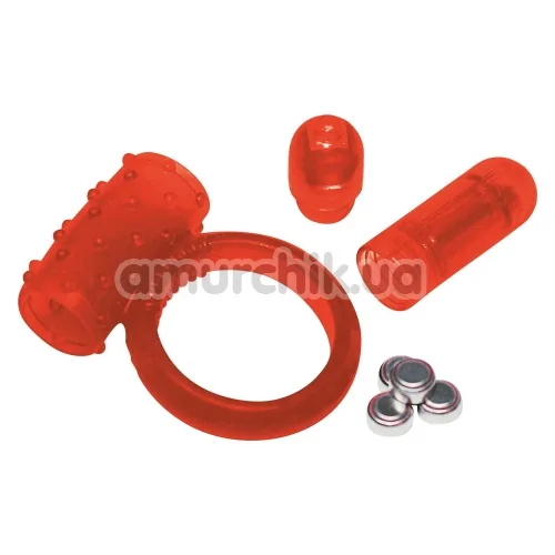 Виброкольцо Vibro Ring красное