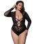 Боді JSY Sexy Lingerie P61139, чорне - Фото №3