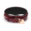 Ошейник с поводком Liebe Seele Wine Red Leather Collar with Chain Leash and Lock, бордовый - Фото №3