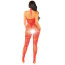 Комбинезон Leg Avenue Pretty Persuasion Lace Bodystocking, красный - Фото №2
