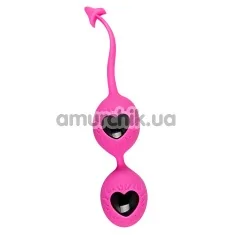 Вагінальні кульки Devils Balls Silicone, рожеві - Фото №1