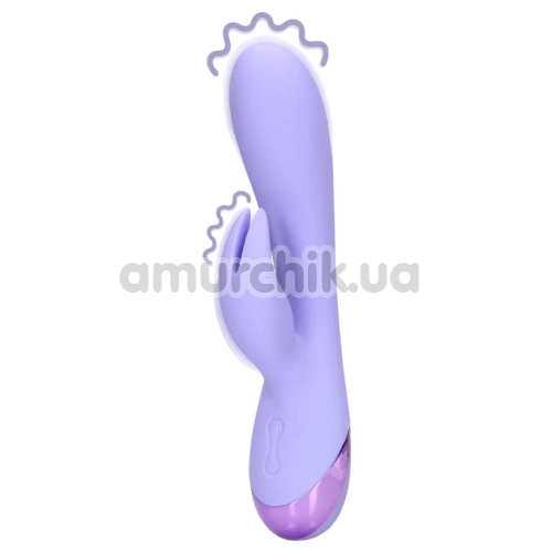 Вибратор Loveline Smooth Silicone Rabbit Vibrator, сиреневый