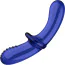 Фаллоимитатор Satisfyer Double Crystal, синий - Фото №2