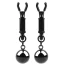 Зажимы для сосков Sins Inquisition Playful Weighted Nipple Clamps, черные - Фото №1