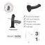 Фаллоимитатор Strap-On-Me Mono Density Soft Silicone Dildo M, фиолетовый - Фото №5