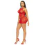Сукня Leg Avenue One In A Million Rhinestone Lace Dress, червона - Фото №5