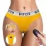 Вібротрусики Lovetoy Ingen Bitch Vibrating Panties, жовті - Фото №1