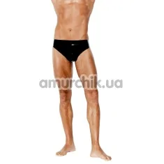 Трусы мужские Avanza Latex Slip Men, чёрные - Фото №1