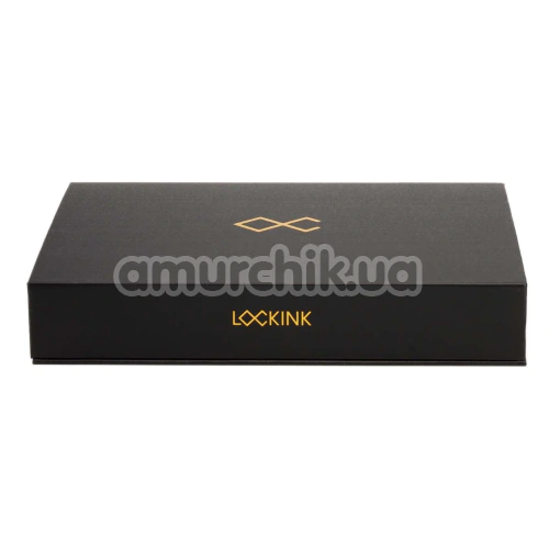 Ошейник с поводком Lockink Tied Collar With Leash Set, черный