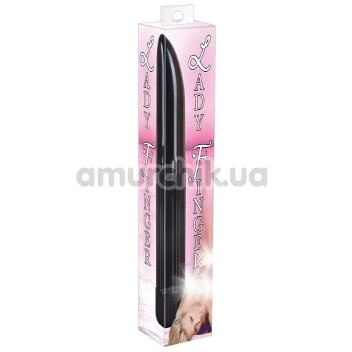 Вибратор Lady Finger Deluxe Mini, черный