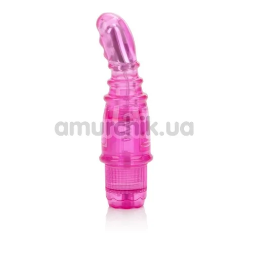 Вібратор Basic Essentials Ridged Softee, рожевий