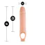 Насадка на пенис Performance Plus 10 Cock Sheath Penis Extender, телесная - Фото №2