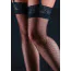 Чулки Daring Intimates Net Stockings with Lace Top, черные - Фото №9