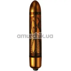 Кліторальний вібратор Dr. Roccos Pleasure Emporium RO-90mm, бронзовий - Фото №1