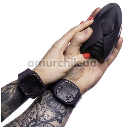 Мастурбатор з вібрацією Kiiroo Hot Octopuss Pulse Duo Lux, чорний