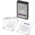 Гральні карти Fifty Shades Of Grey Play Nice Talk Dirty Inspiration Cards, 52 шт (англійською мовою) - Фото №1