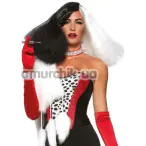 Перука Leg Avenue Diva Disco Two Tone, чорно-біла - Фото №1