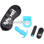 Набор секс игрушек Bang! Duo Blast Kit, черно-голубой - Фото №1