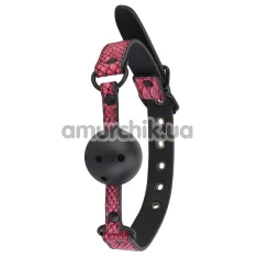 Кляп Blaze Luxury Fetish Breathable Ball Gag, розовый - Фото №1
