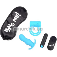 Набір секс іграшок Bang! Duo Blast Kit, чорно-блакитний - Фото №1