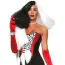 Парик Leg Avenue Diva Disco Two Tone, чорно-белый