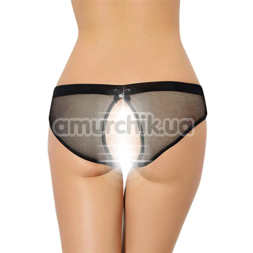 Трусики Star Night Netted Open Back Hipster Panty, чорні