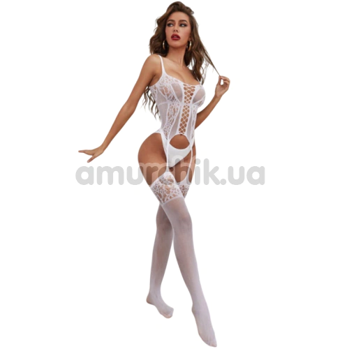Комбинезон Star Night Special Day Lace Bodystocking, белый