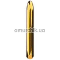 Вибратор Boss Series Ultra Power Bullet Glossy, золотой - Фото №1
