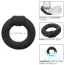 Ерекційне кільце для члена Alpha Liquid Silicone Optimum Ring, чорне - Фото №5