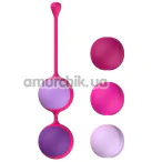Вагинальные шарики Liebe Pleasure Toys Kewos, розово-фиолетовые - Фото №1