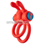 Віброкільце для члена Love Signal Thrill Ring, червоне - Фото №1