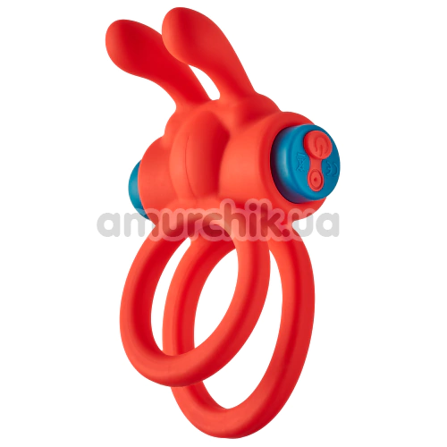 Виброкольцо для члена Love Signal Thrill Ring, красное - Фото №1