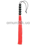 Флоггер DS Fetish Flogger Balls 5, красный - Фото №1